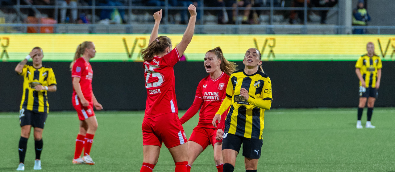 FC Twente Vrouwen speelt gelijk in Zweden