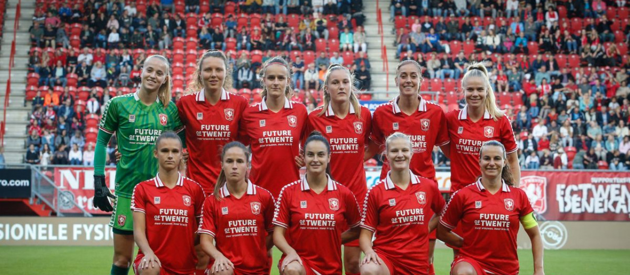 FC Twente Vrouwen speelt gelijk tegen Benfica 