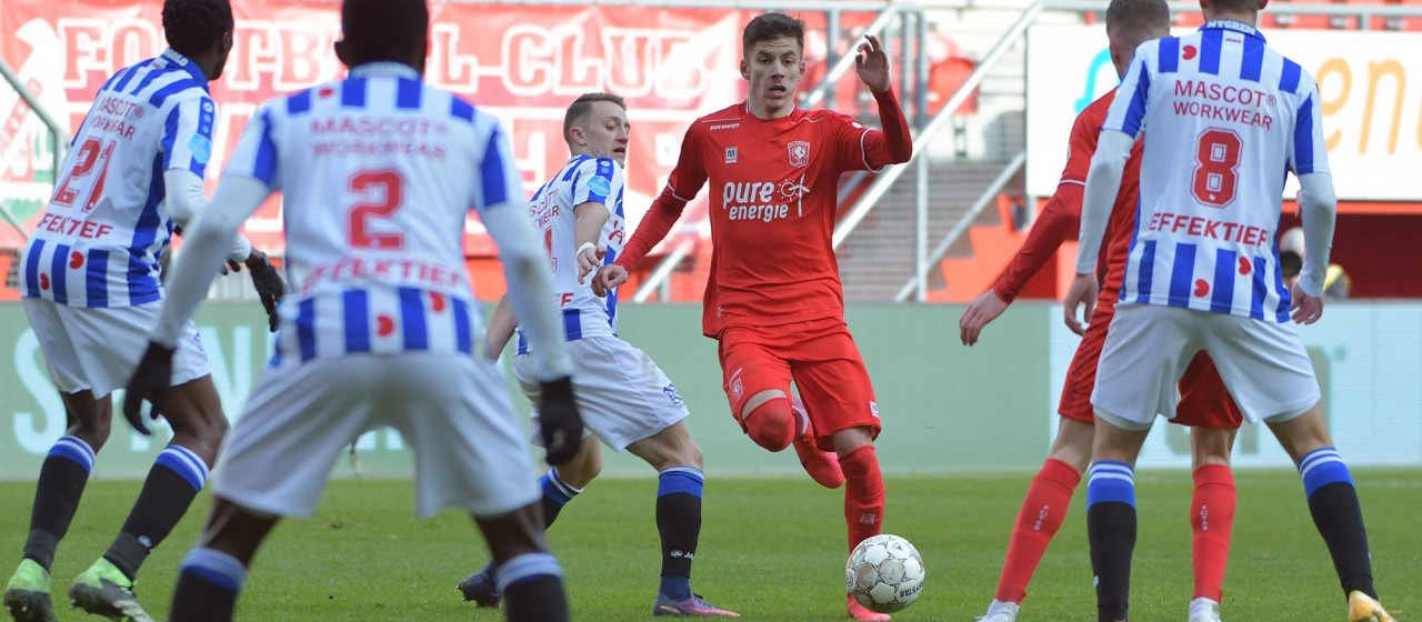 FC Twente speelt gelijk tegen sc Heerenveen