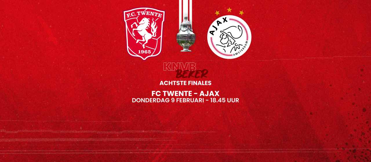 Kaartinfo: FC Twente – Ajax (1/8 finale KNVB Beker)