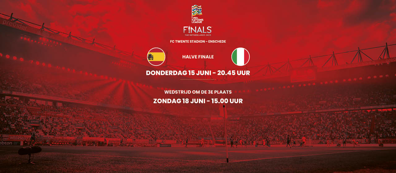 Nations League Finals: Spanje - Italië in Enschede