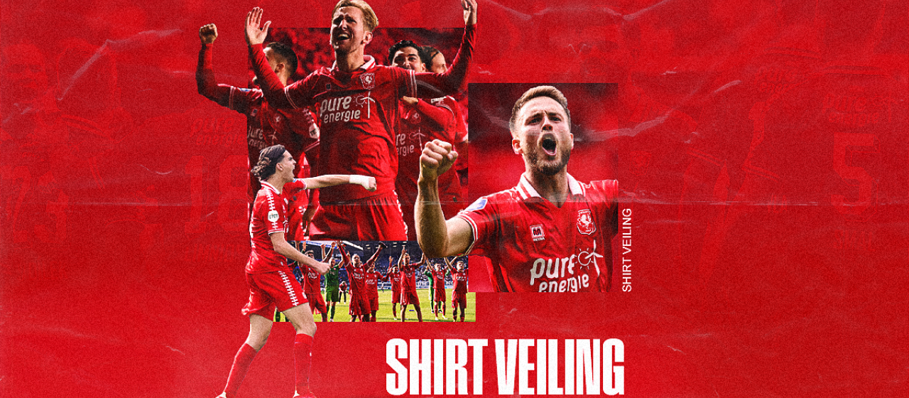 Shirts FC Twente-spelers worden geveild